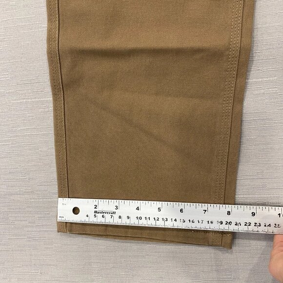 CAT Caterpillar Utility Work Pants Mens 30 x 30 Brown Flex Waistband Cell Pocket - Picture 13 of 15